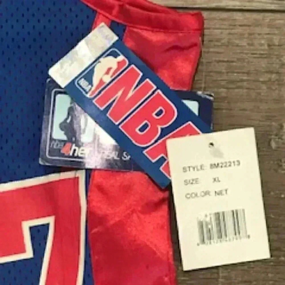 NEW NBA Jersery Nets Vintage‎ GIII by Carl Banks basketball Jersey Womens XL NWT - Picture 2 of 4